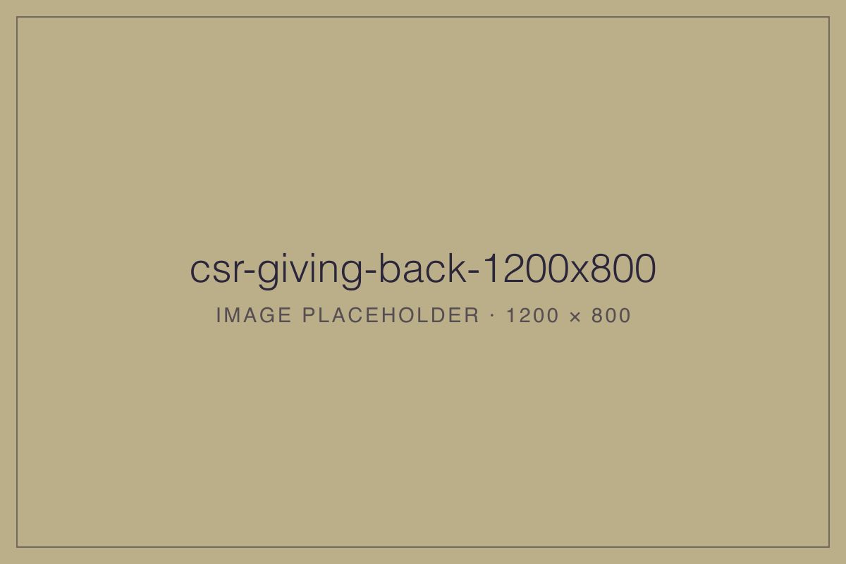 Giving Back