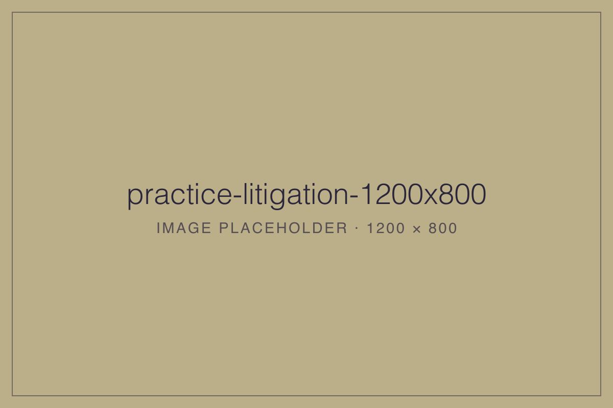 Practice Litigation (1200×800 placeholder)